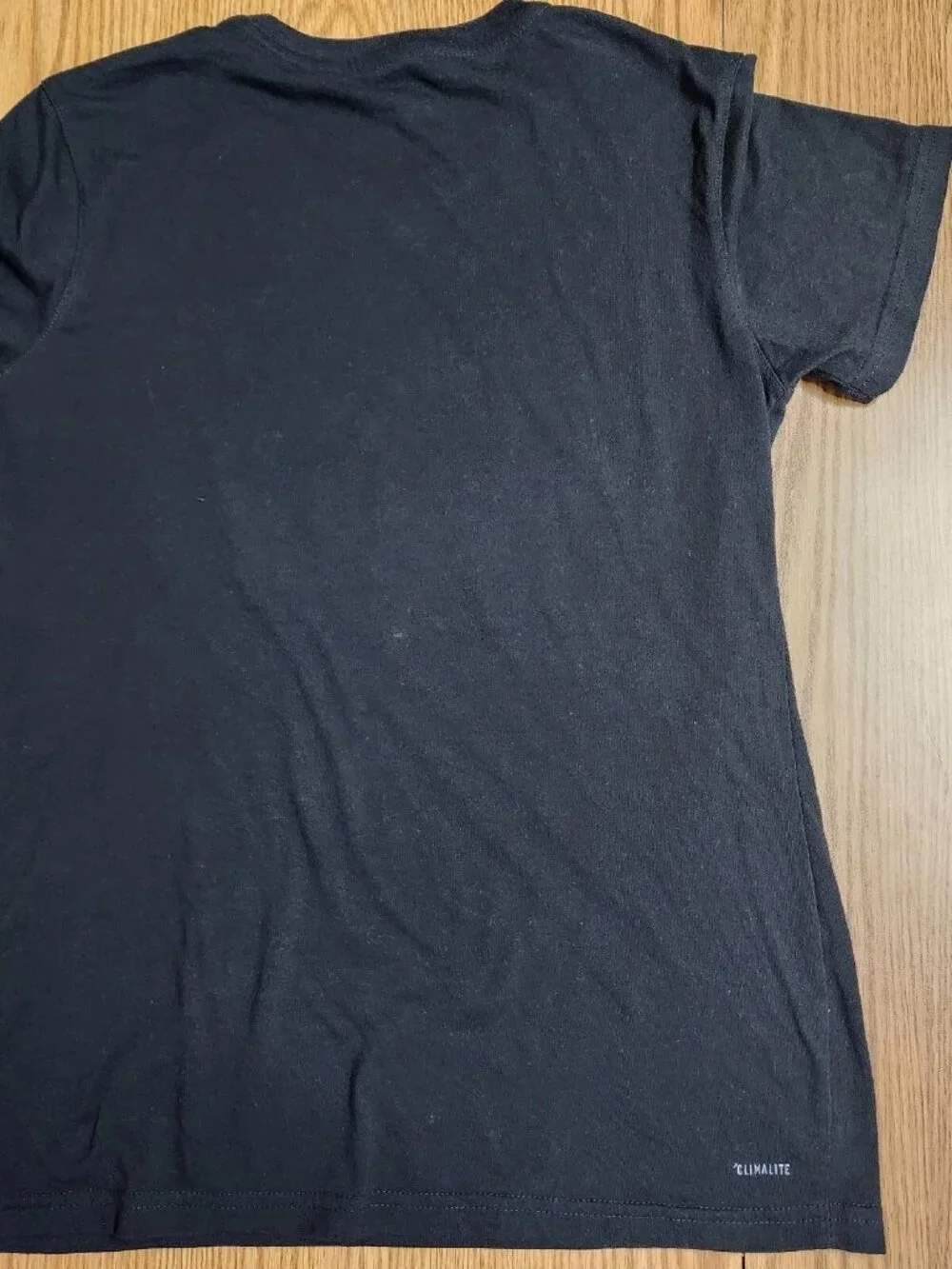 adidas Mens Sz Small Climalite Badge of Sport Graphic Tee Shirt Flawed